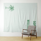 Ruhige Minze Palme Baum Wandteppich (Beispiel (Horizontal))