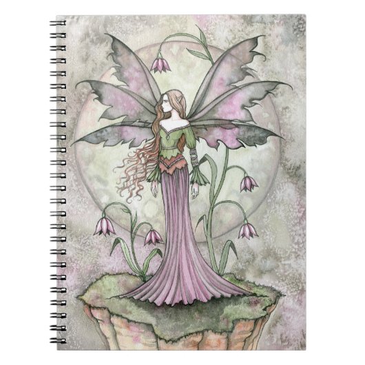 Ruhige Mondblumen-Feenn-Notizbuch Notizblock (Vorderseite)