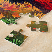 Ruhige Morgendämmerung im Wald Puzzle (Seite)