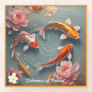 "ruhige Naturlandschaft" Glasuntersetzer