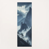 Ruhige Nebelberge Yoga Mat Yogamatte (Vorderseite)
