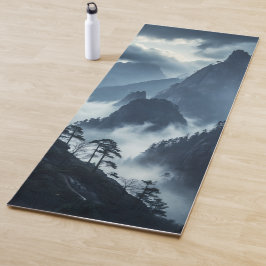 Ruhige Nebelberge Yoga Mat Yogamatte