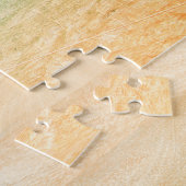 Ruhige Ozeanstrand mit Boot und Felsen oder Ihrem Puzzle (Seite)