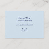 Ruhige Palmen-Insel-Szene Visitenkarte (Rückseite)