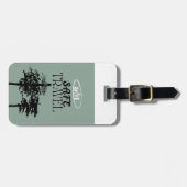 Ruhige Pines - Gepäckmarke Gepäckanhänger (Vorderseite horizontal)