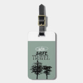 Ruhige Pines - Gepäckmarke Gepäckanhänger (Vorderseite vertikal)