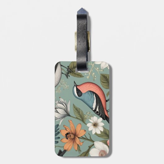 Ruhige Pines - Gepäckmarke Gepäckanhänger (Rückseite vertikal)