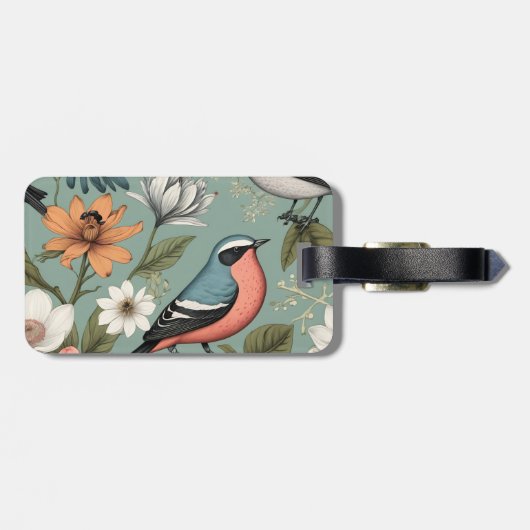 Ruhige Pines - Gepäckmarke Gepäckanhänger (Rückseite horizontal)