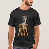 Ruhige Pit Bulls Männer Frauen Teen Gir T-Shirt (Vorderseite)