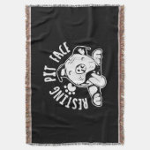 Ruhige Pit Face Funny Dog Pitbull Meme Bekleidung Decke (Vorderseite Vertikal)