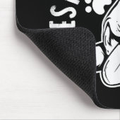 Ruhige Pit Face Funny Dog Pitbull Meme Mousepad (Ecke)
