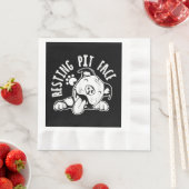 Ruhige Pit Face Funny Dog Pitbull Meme Serviette (Beispiel)