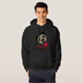 Ruhige Pit Funny Dog Pitbull Hoodie (Vorne ganz)