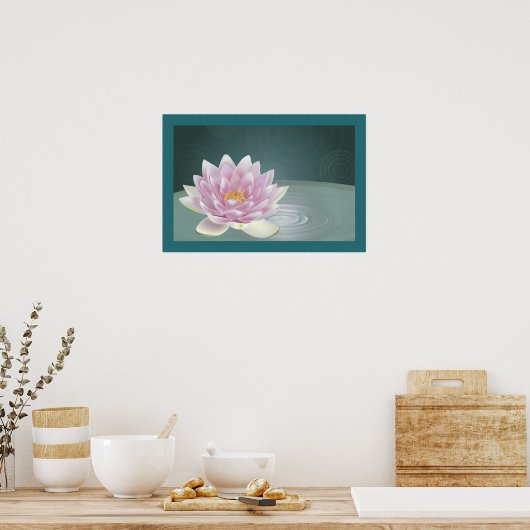 Ruhige Printwerbung Poster (Küche)