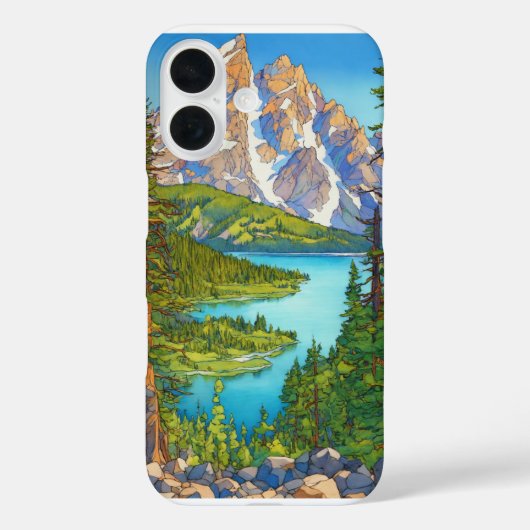"Ruhige Reflektionen: Natur & Lake iPhone Cover" Case-Mate iPhone Hülle (Rückseite)