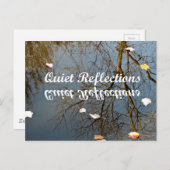 Ruhige Reflektionen Postkarte (Vorne/Hinten)