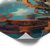 Ruhige Reflektionen, surreale menschliche Figur Poster (Ecke)