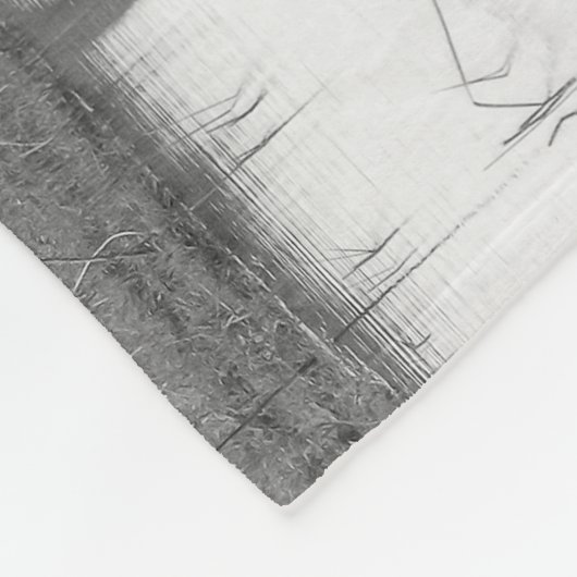 Ruhige Refltektionz ~ Pferdeblanket Fleecedecke (Ecke)