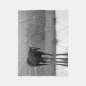 Ruhige Refltektionz ~ Pferdeblanket Fleecedecke (Vorderseite)