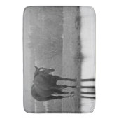 Ruhige Refltezz ~ Pferdesatmat Badematte (Vorderseite Vertikal)