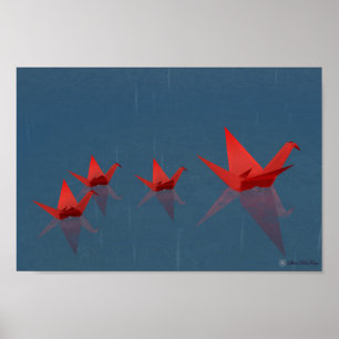 Ruhige Regentage Poster