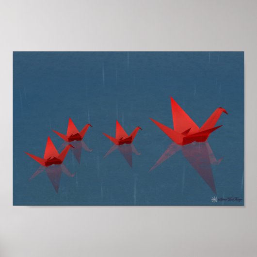 Ruhige Regentage Poster (Vorne)