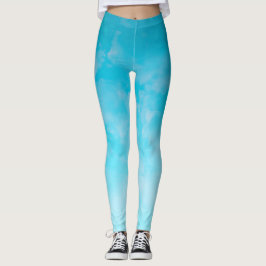 *~* ruhige Reichweite für das Himmel-Aquarell Leggings