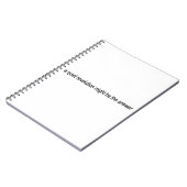 Ruhige Revolution Notizblock (Linke Seite)