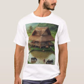 Ruhige Rice Terrace Landschaft T-Shirt (Vorderseite)