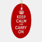 Ruhige Rot halten und weiter fahren Keramikornament (Rechts)