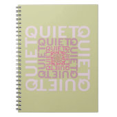 Ruhige Ruhe Notizblock (Vorderseite)