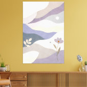 Ruhige Schichten Leinwanddruck (Insitu (Wohnzimmer))