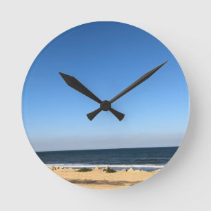 Ruhige schicke, moderne Strandwache blaue Uhr