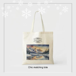 Ruhige Schönheit, Banff im Winter - Große Tasse