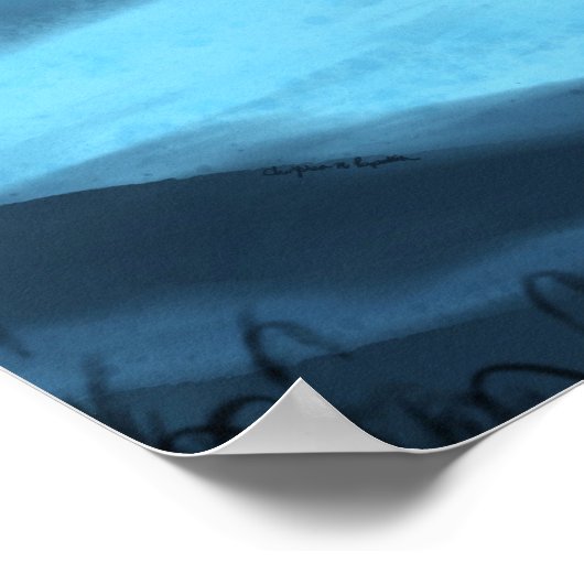 ruhige See Poster (Ecke)