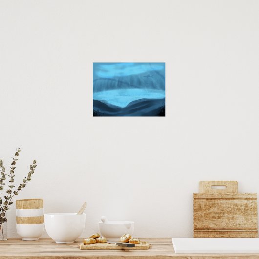 ruhige See Poster (Küche)