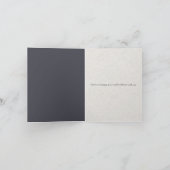 ruhige Seenlandschaft Vintages Foto blau Dankeskarte (Innenseite)