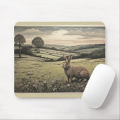 Ruhige Seite Grüne Printmedien Landschaft und Kani Mousepad (Mit Mouse)