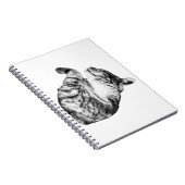 Ruhige Seiten, warme Paws Notizblock (Rechte Seite)