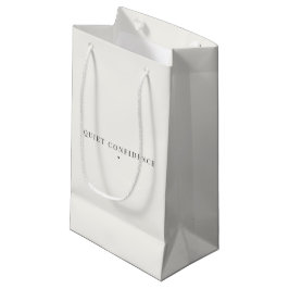 Ruhige Selbstsicherheit Minimalistische Geschenkta Kleine Geschenktüte