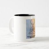 RUHIGE SICHT ZWEIFARBIGE TASSE (Vorderseite Links)