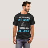 Ruhige Skizze T-Shirt (Vorne ganz)
