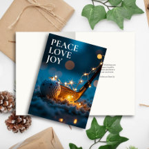 Ruhige Snowy Night Golf Weihnachten