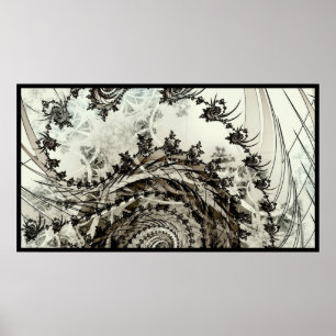 Ruhige Spiralen Poster