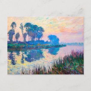 Ruhige Spring River Scene in Havelland Feiertagspostkarte