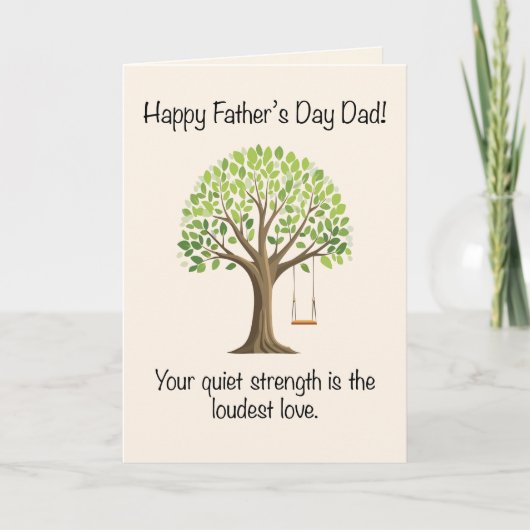 Ruhige Stärke Feiertagskarte (Vorderseite)