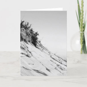 Ruhige Strand-Dünen-Gruß-Karte (freier Raum nach Karte