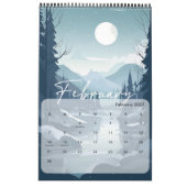 Ruhige Szenen 2024 Kalender (Feb 2027)