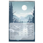 Ruhige Szenen 2025 Kalender (Feb 2027)