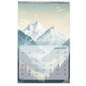 Ruhige Szenen 2025 Kalender (Jan 2027)